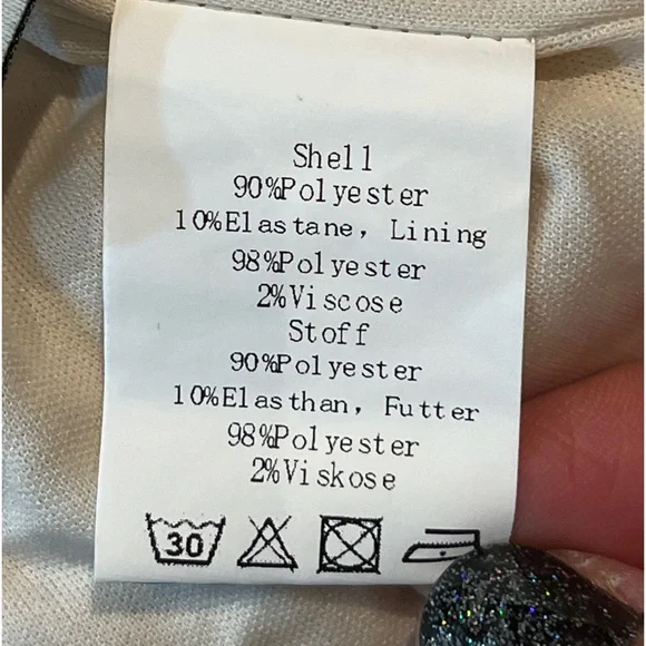 Grace Karin Sequin LongSleeve Open Back Party Top - Picture 10 of 16